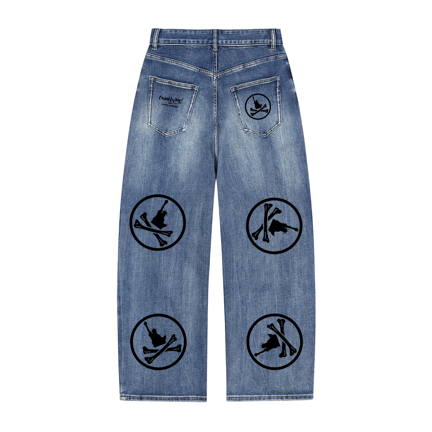Sun Fade Heavyweight Denim Jeans