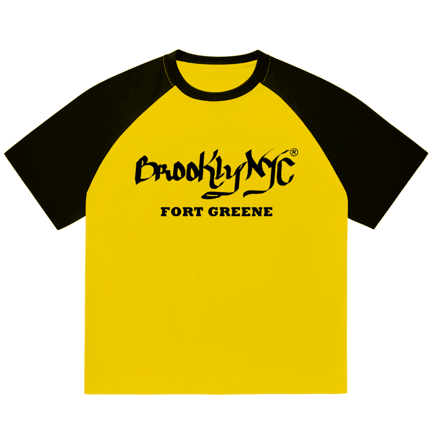 Color-Blocked Raglan Sleeve T-Shirt